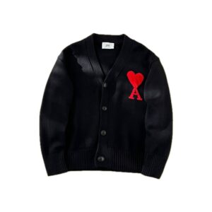 Ami Paris Ami de Coeur Oversize Cardigan