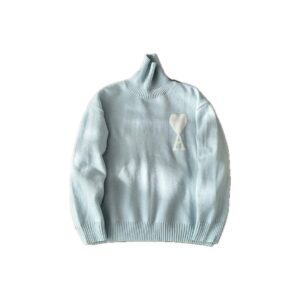 Ami Paris Ami de Coeur Turtleneck Sweater