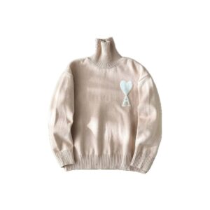 Ami Paris Ami de Coeur Turtleneck Sweater