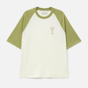 AMI Paris Ami De Coeur Knitted Patch T-Shirt