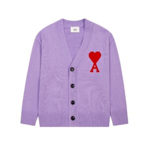 Ami Paris Ami de Coeur Cardigan
