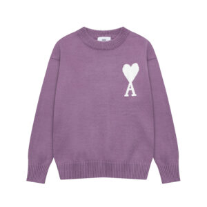 Ami Paris Ami de Coeur Oversize Crewneck Sweater