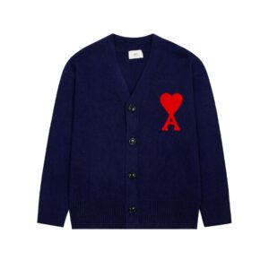Ami Paris Ami de Coeur Cardigan