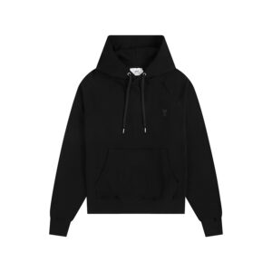 Ami Paris Ami de Coeur Tonal Patch Hoodie