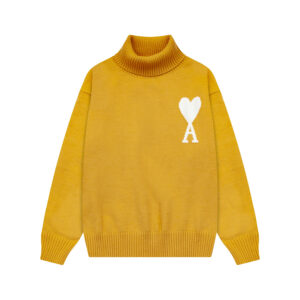 Ami Paris Ami de Coeur Oversize Turtleneck Sweater