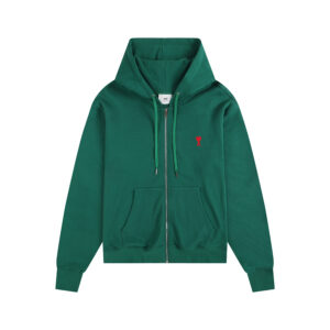 Ami Paris Ami de Coeur Zip-Up Hoodie