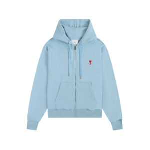 Ami Paris Ami de Coeur Zip-Up Hoodie