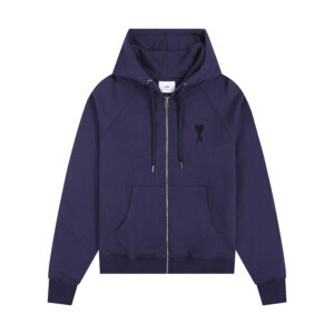 Ami Paris Ami de Coeur Zipped Hoodie