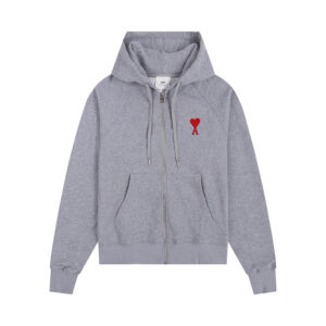 Ami Paris Ami de Coeur Zipped Hoodie