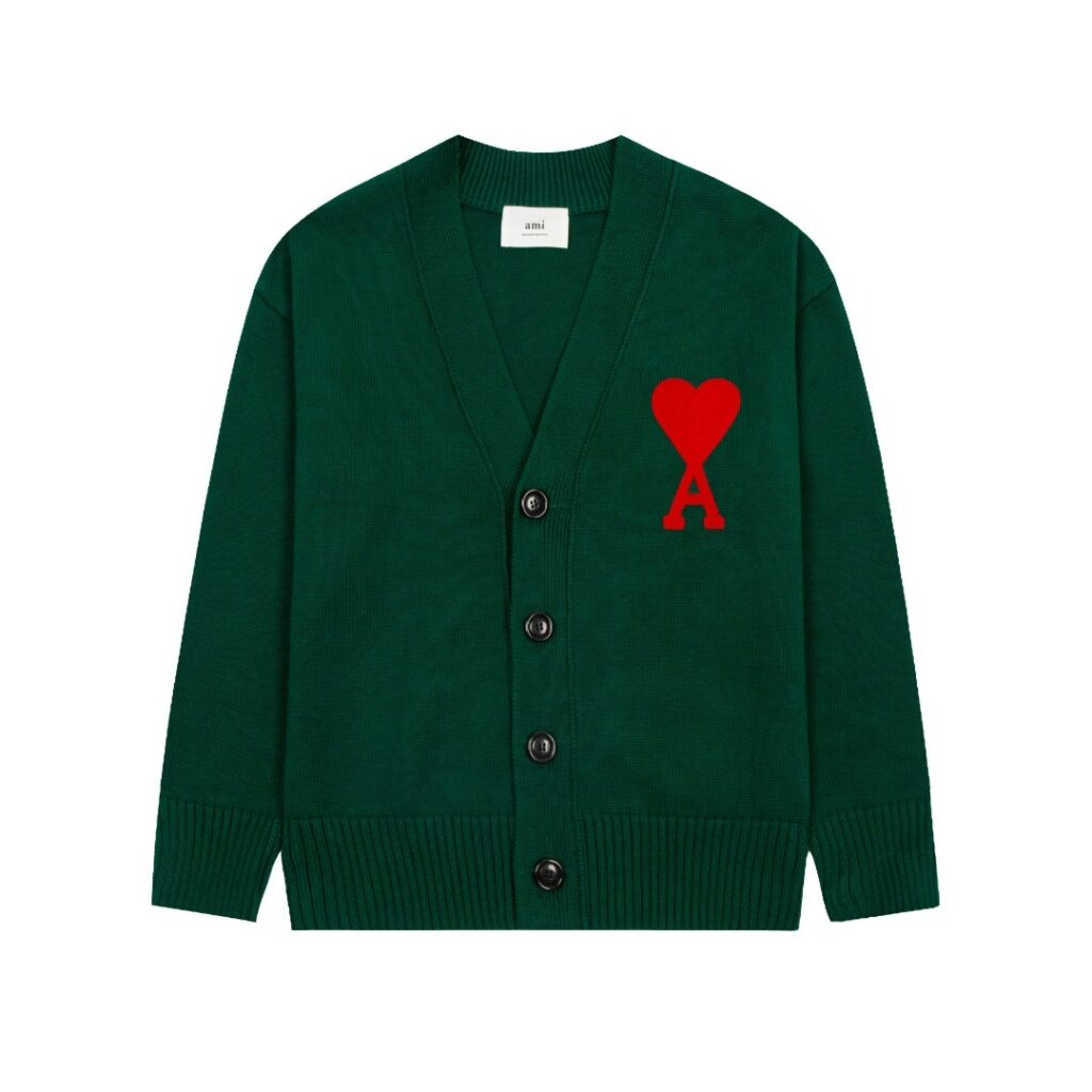 Ami Paris Ami de Coeur Cardigan
