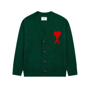 Ami Paris Ami de Coeur Cardigan