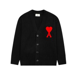 Ami Paris Ami de Coeur Cardigan