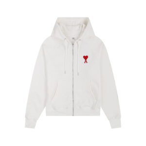 Ami Paris Ami de Coeur Zipped Hoodie
