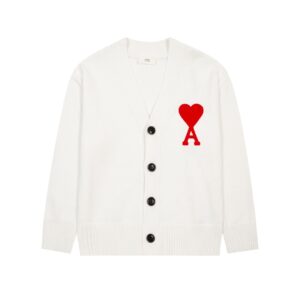 Ami Paris Ami de Coeur Cardigan