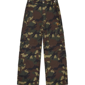 Broken Planet 2-in-1 Camo Cargo Pants/Shorts Camo Green