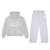 Broken Planet Heather Grey Zip Up Tracksuit