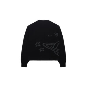 Broken Planet Market Knit Sweater Midnight Black1