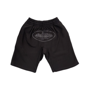 Corteiz Alcatraz Shorts Triple Black