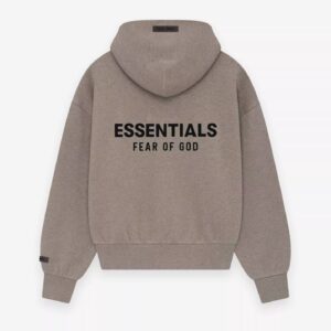 Fear Of God Essentials SS25 Classic Full Zip Up Hoodie