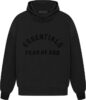 Fear of God Essentials Arch Logo Hoodie - Jet Black