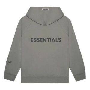 Fear of God Essentials SS20 Full Zip Up Hoodie 'Charcoal'