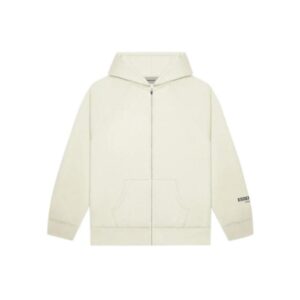 Fear of God Essentials SS20 Full Zip Up Hoodie ‘Cream’1