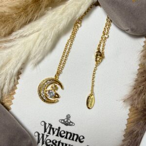 Vivienne Westwood Necklace Moon Golden