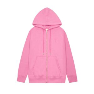 Ami Paris Ami de Coeur Zip-Up Hoodie