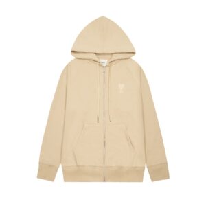 Ami Paris Ami de Coeur Zip-Up Hoodie