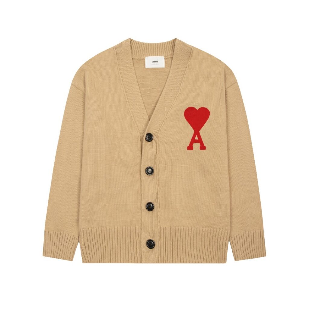 Ami Paris Ami de Coeur Cardigan