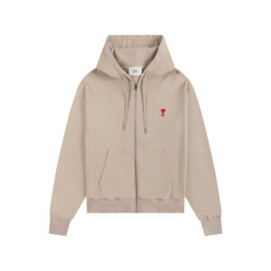 Ami Paris Ami de Coeur Zip-Up Hoodie