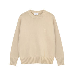 Ami Paris Ami de Coeur Tonal Patch Crewneck Sweater