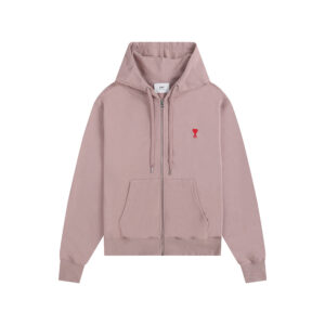 Ami Paris Ami de Coeur Zip-Up Hoodie