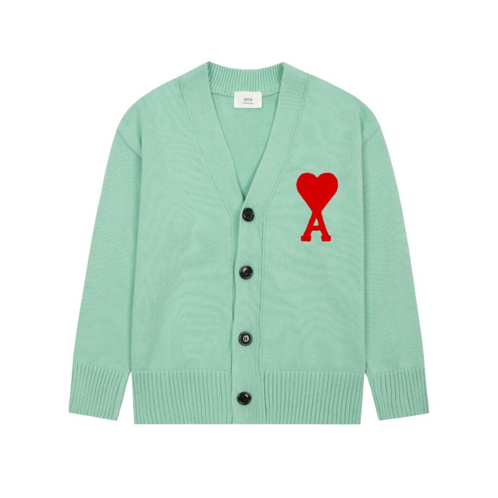 Ami Paris Ami de Coeur Cardigan