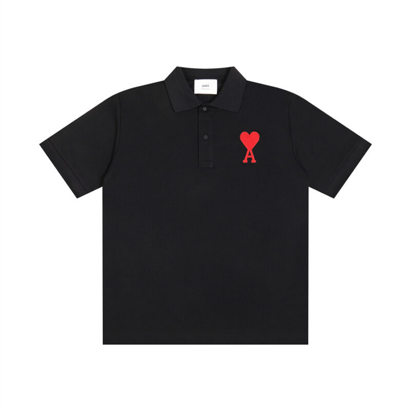 Ami Paris Ami de Coeur Polo Shirt