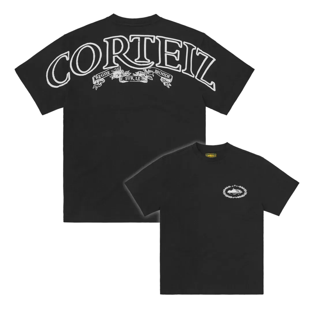 Corteiz Heavyweight Royale Black Tee