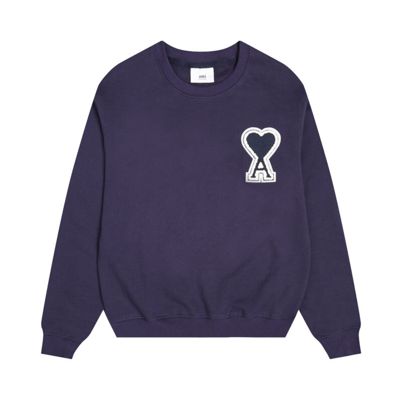 Ami Paris Ami de Coeur Patch Sweatshirt