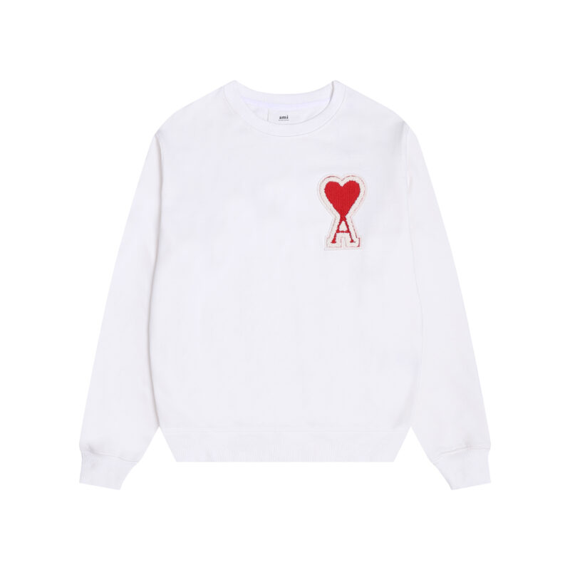 Ami Paris Ami de Coeur Patch Sweatshirt