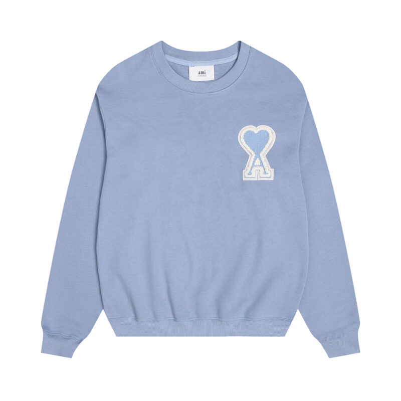 Ami Paris Ami de Coeur Patch Sweatshirt