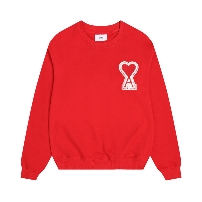 Ami Paris Ami de Coeur Patch Sweatshirt