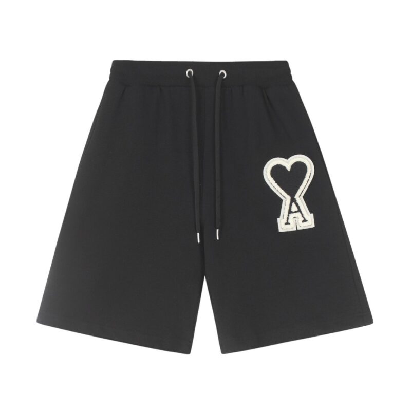 Ami Paris Ami de Coeur Fleece Shorts