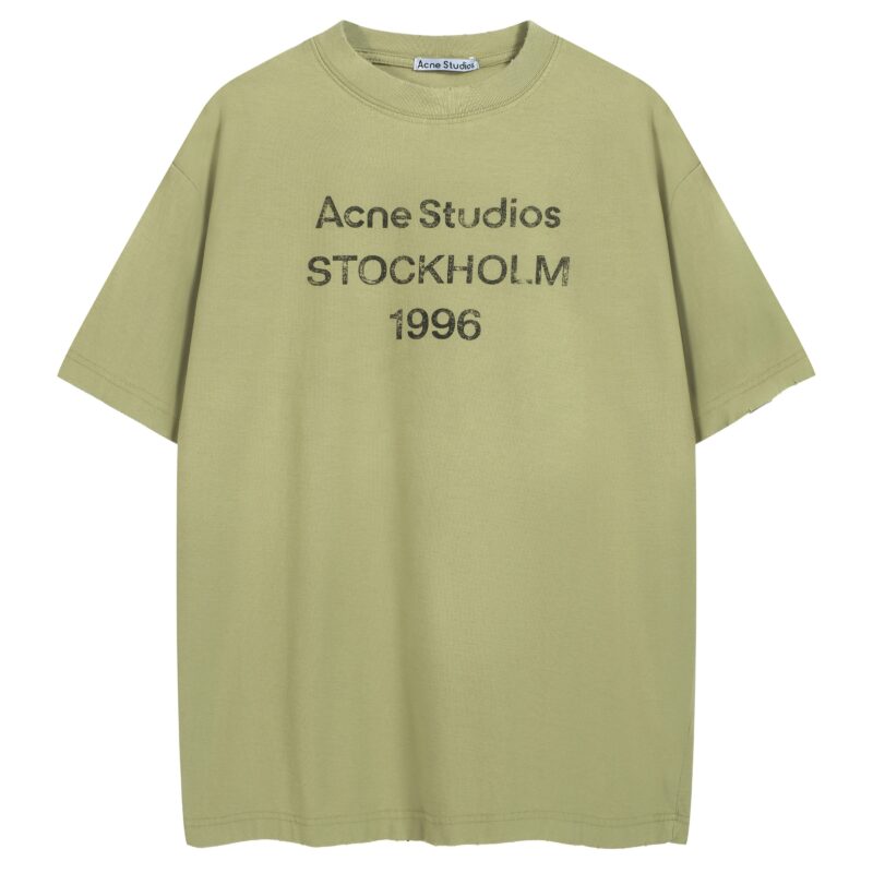 Acne Studios Distressed Logo T-Shirt