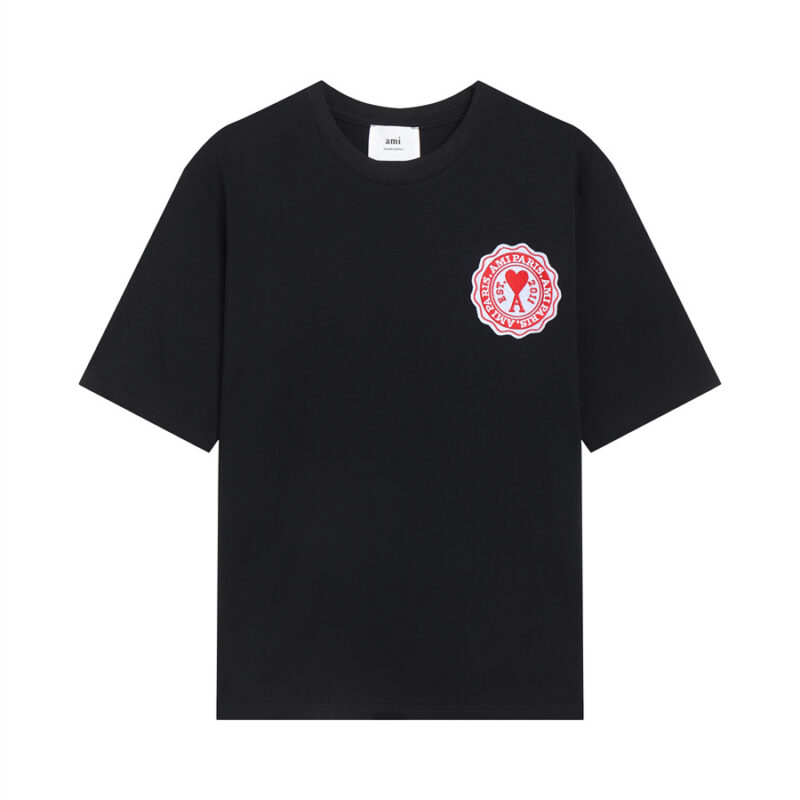 Ami Paris Ami de Coeur Patch T-Shirt