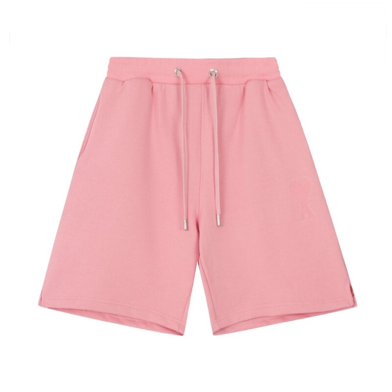 Ami Paris Ami de Coeur Fleece Shorts