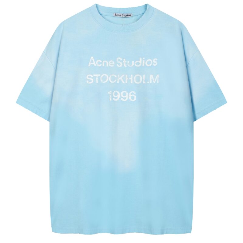 Acne Studios Distressed Logo T-Shirt