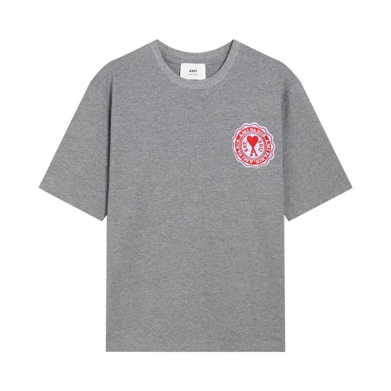 Ami Paris Ami de Coeur Patch T-Shirt