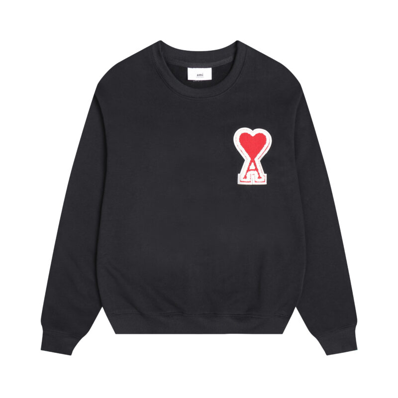Ami Paris Ami de Coeur Patch Sweatshirt