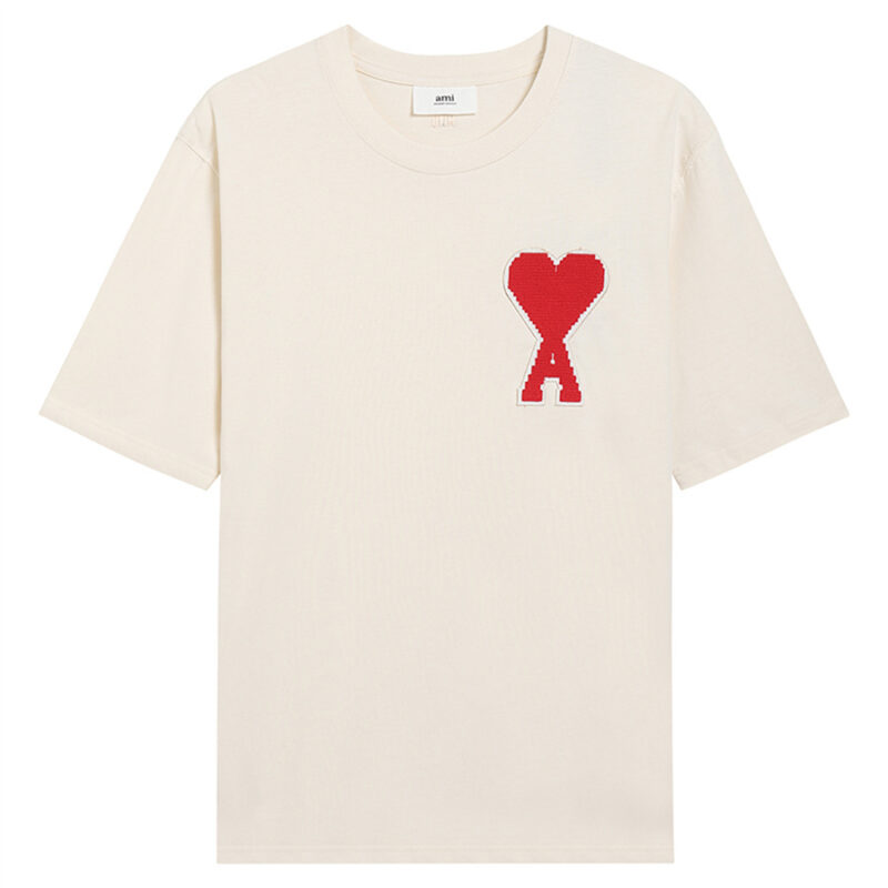 Ami Paris Ami de Coeur Patch T-Shirt