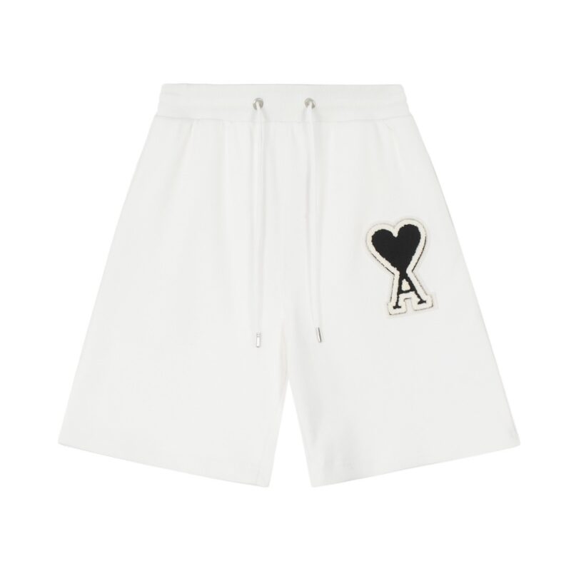 Ami Paris Ami de Coeur Fleece Shorts