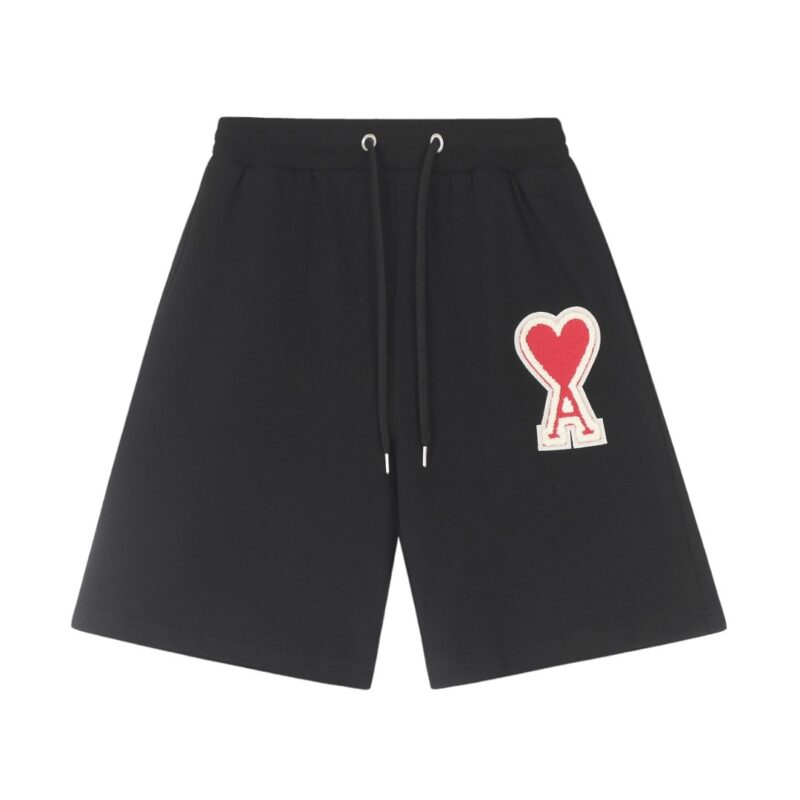 Ami Paris Ami de Coeur Fleece Shorts
